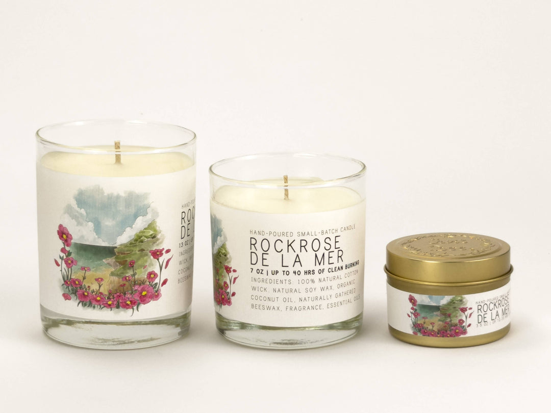 Rockrose de la Mer Candle by Just Bee