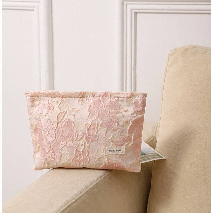 Colorful Embroidery Portable Cosmetic Bag