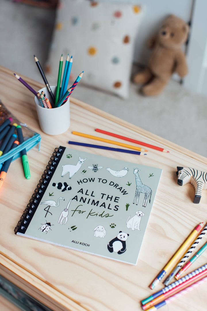 All the Animals: How to Draw Books for Kids (Spiral)
