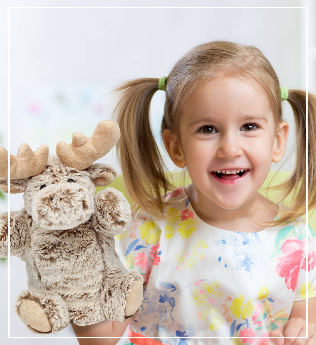 Moose Plush Hand Puppet