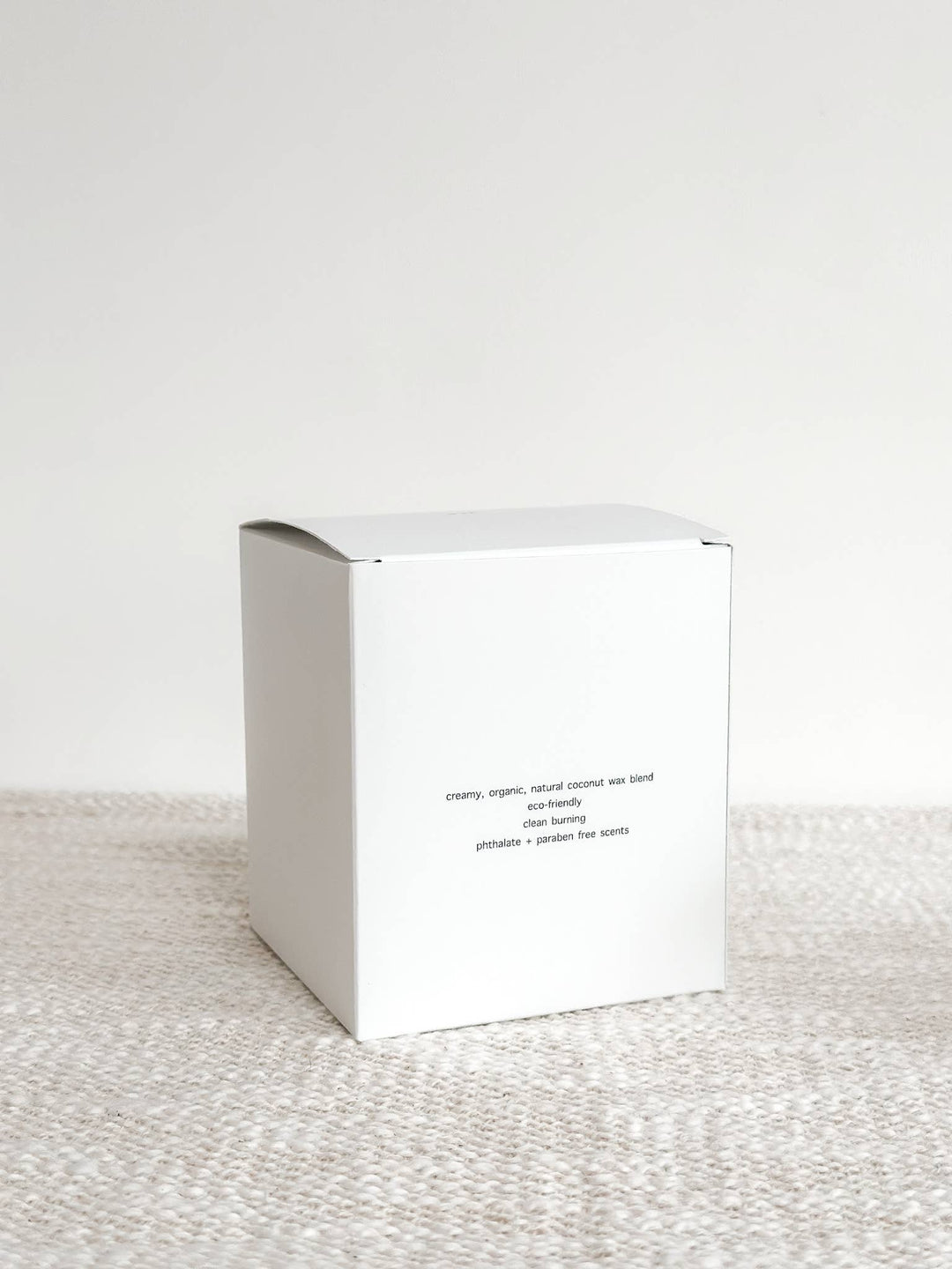 Live Free Lilac + Birch Matte White Glass Candle
