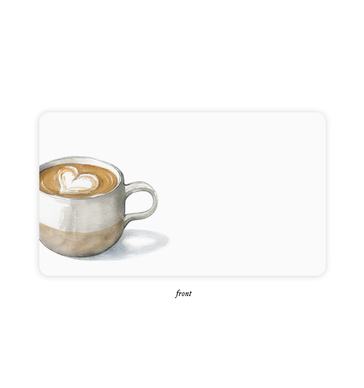 Latte Love Coffee Cup Little Notes®