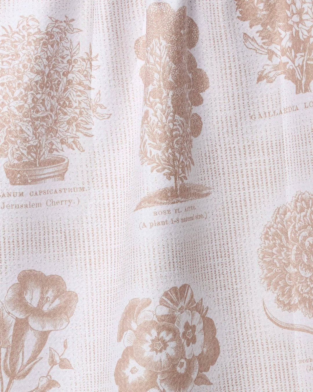 Floral Glossary Tea Towel by Geometry