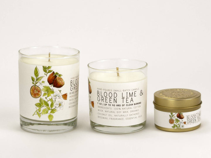 Blood Lime & Green Tea Candle by Just Bee