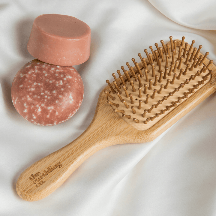 Bamboo Hair Brush Gently Detangling For Static & Frizz
