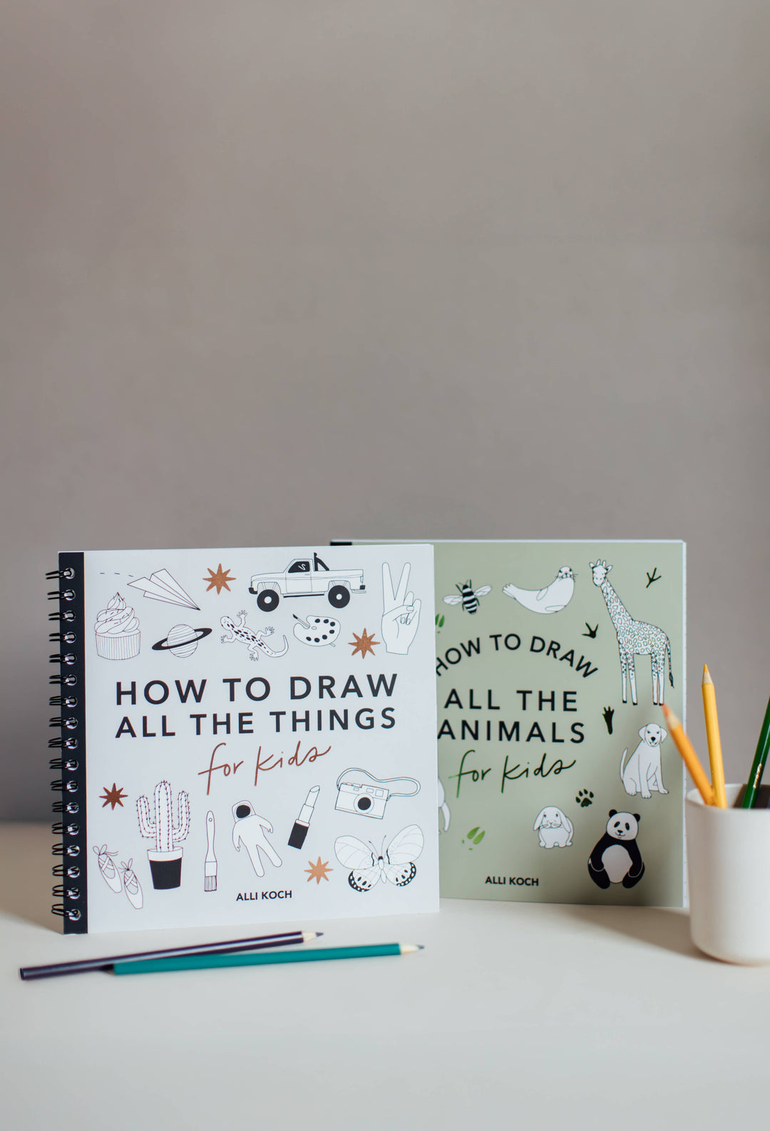 All the Animals: How to Draw Books for Kids (Spiral)