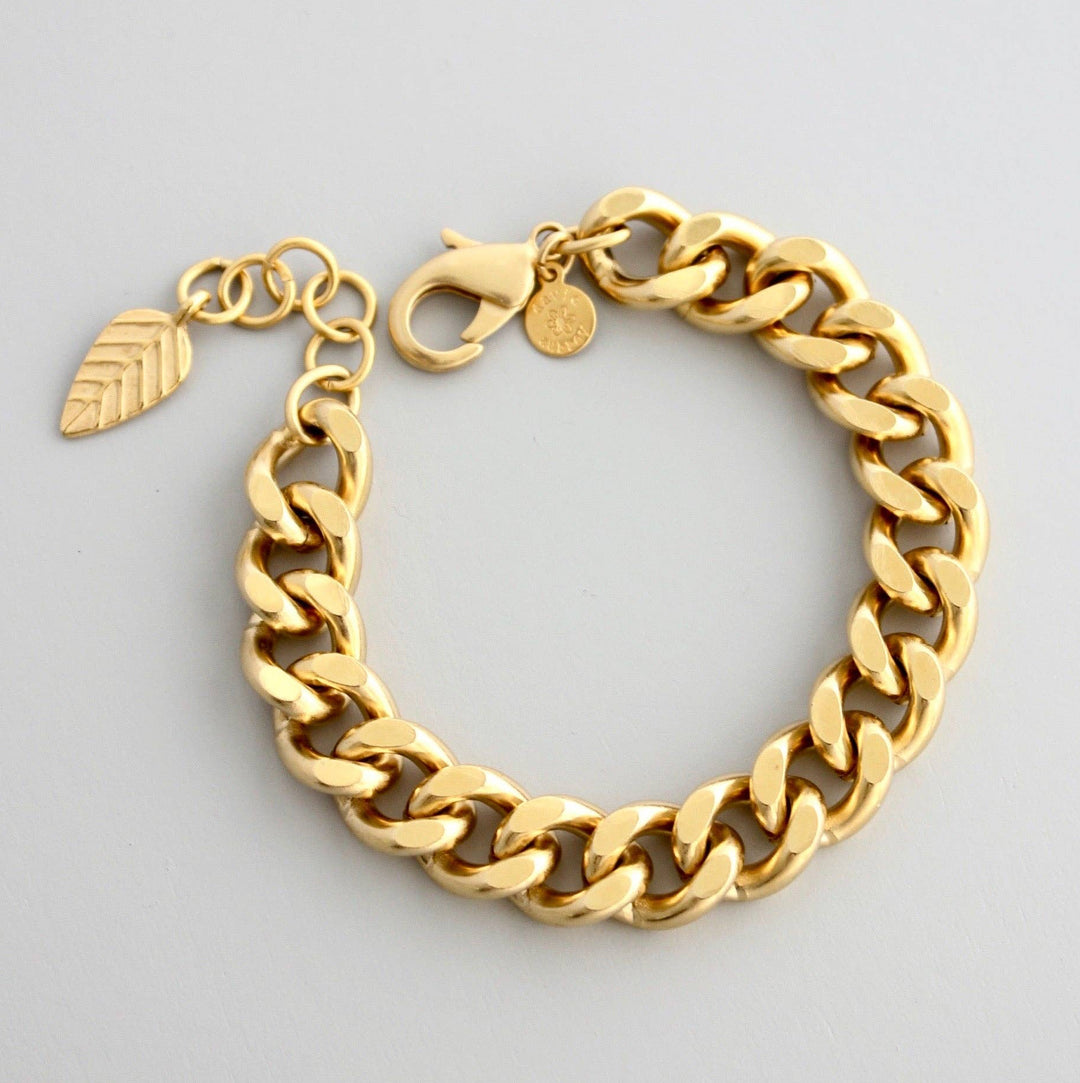 Gold Plated Chunky Chain Bracelet
