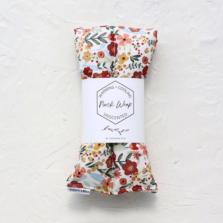 Neck and Body Therapy Wrap in Boho Flower Print