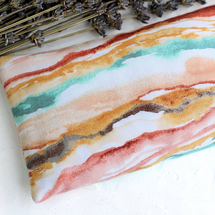 Lavender Eye Pillow in Watercolor Desert Print