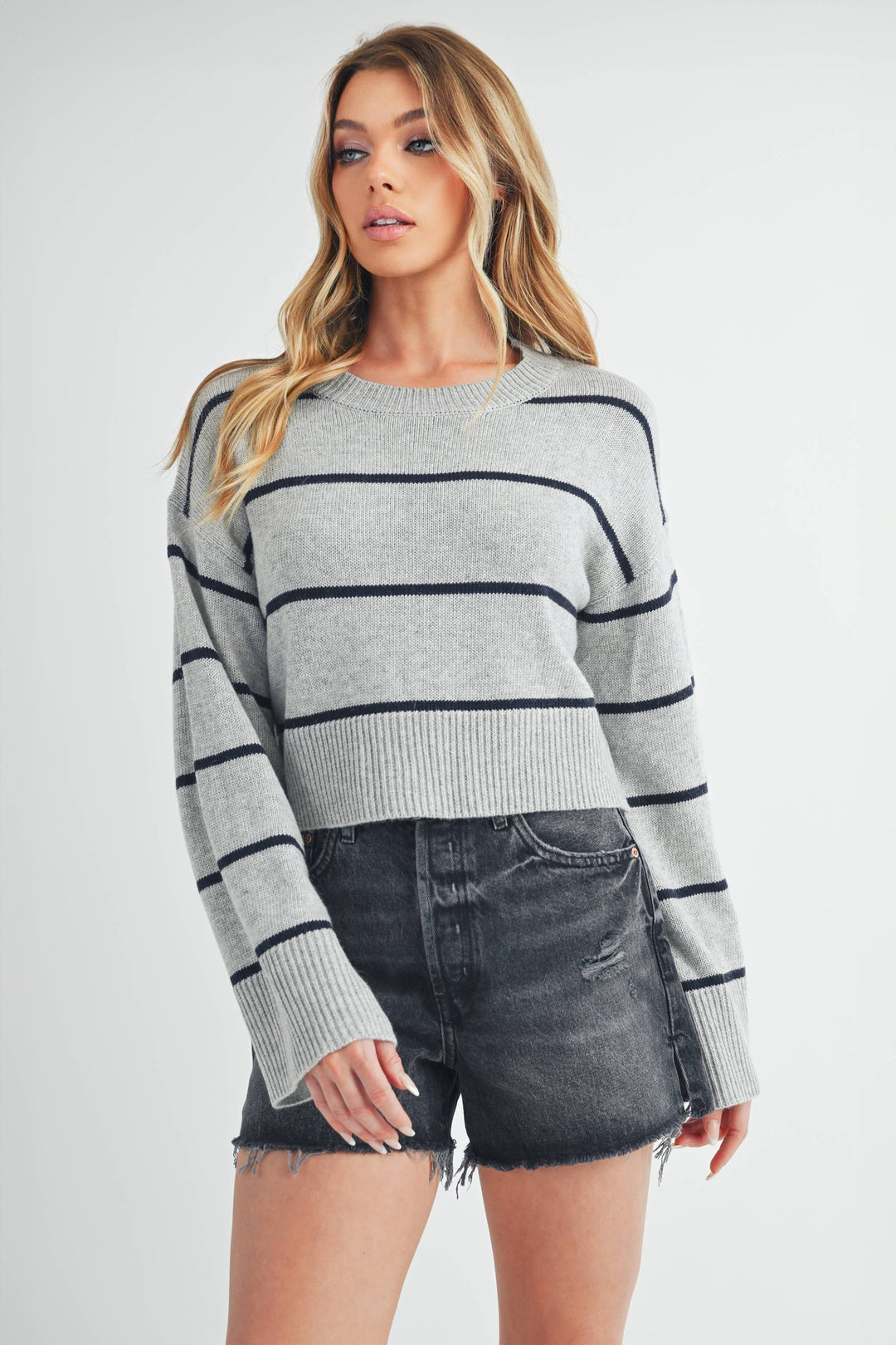 Emmanuelle Sweater - Heather Gray