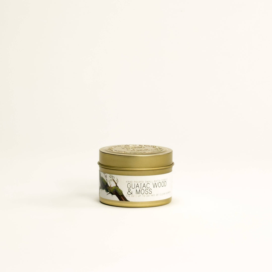 Guaiac Wood & Moss Candle by Just Bee