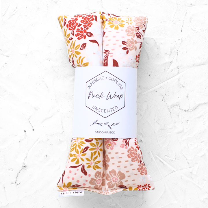 Neck and Body Therapy Rice Wrap in Vera Fall Print