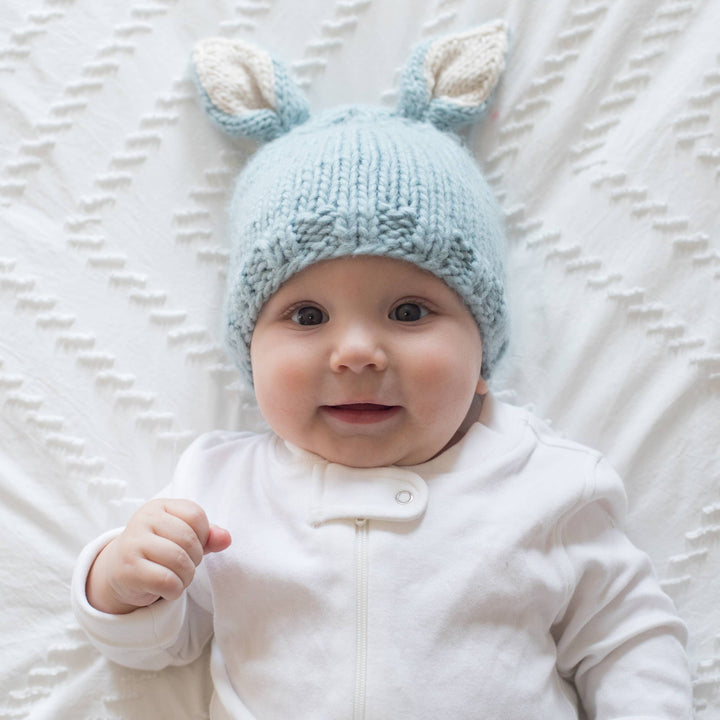 Blue Bunny Ears Hat