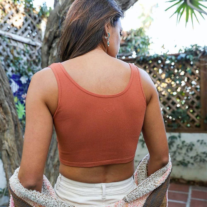 Chic Sleeveless Rust Brami