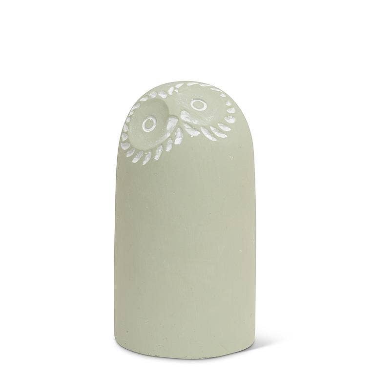 Pale Green Modern Owl - 3 Sizes