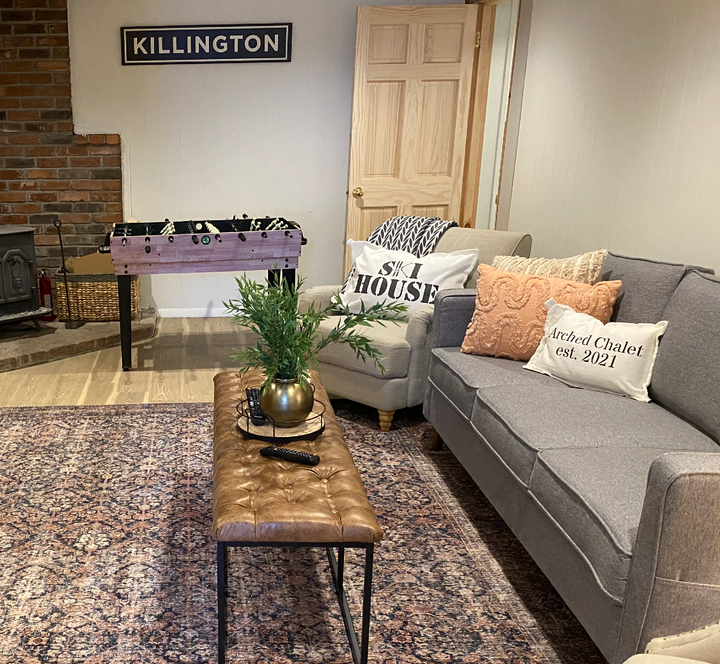 Ski House Lumbar Pillow