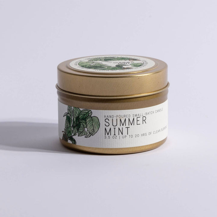 Summer Mint Candle Tin by Just Bee