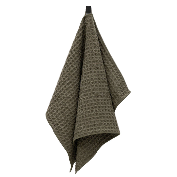 Forest Waffle Hand Towel by Geometry