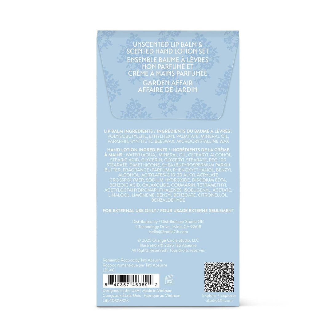 Romantic Rococo Lip Balm & Hand Lotion Set