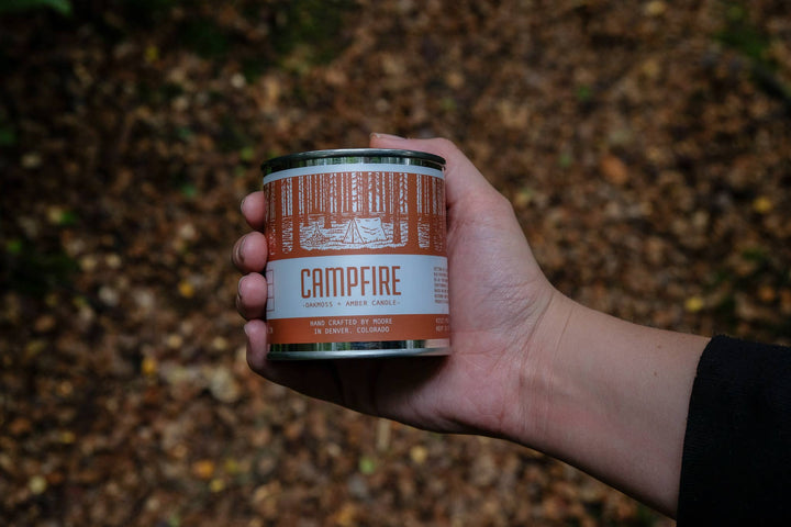 Campfire 1/2 Pint Candle: Oakmoss & Amber