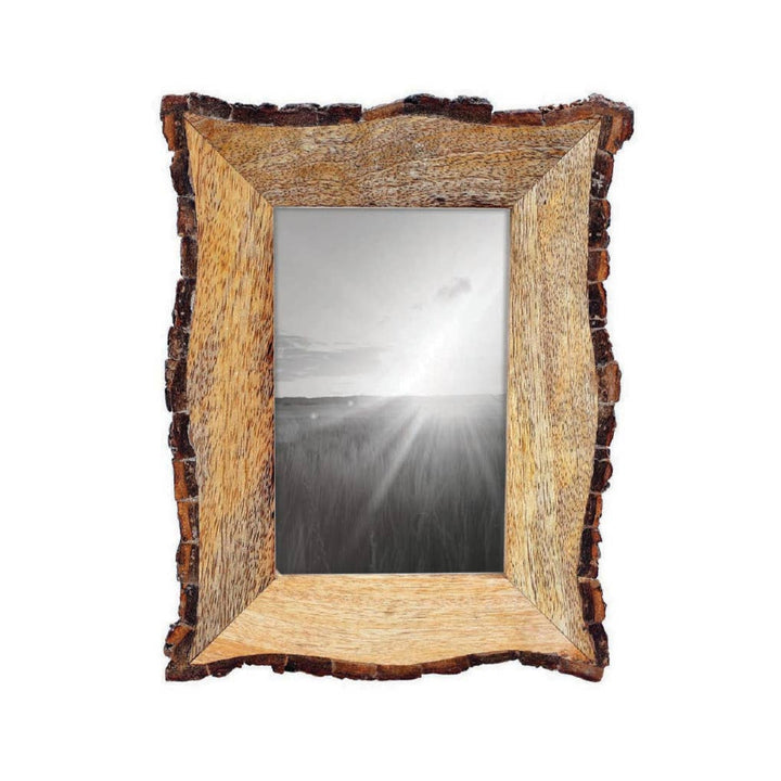 Rustic Live Edge 4x6 Photo Wood Picture Frame