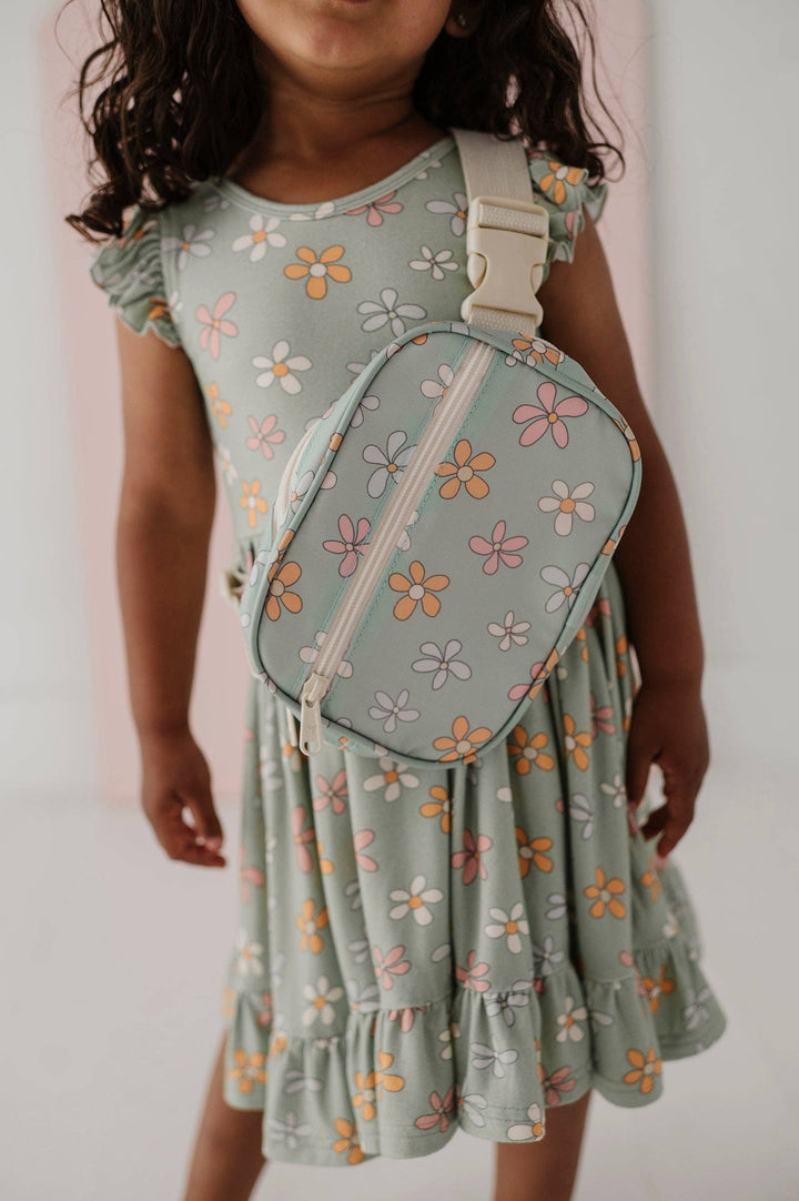 Babysprouts Mini Belt Bag in Sketched Daisy
