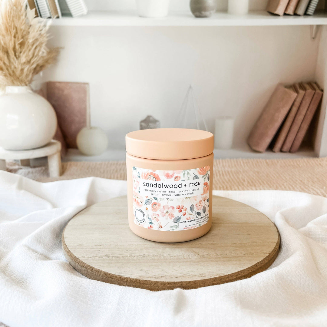 Sandalwood + Rose Deluxe Candle Tin
