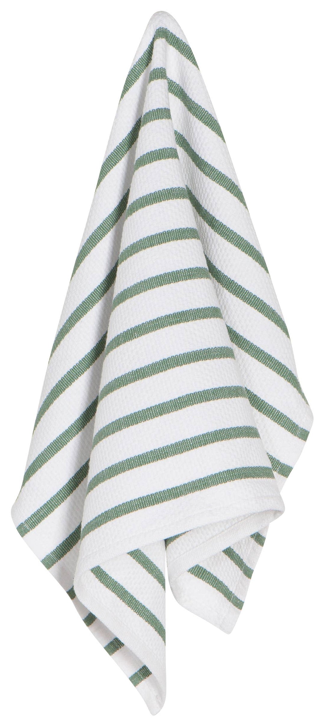 Basketweave Elm Green Dishtowel