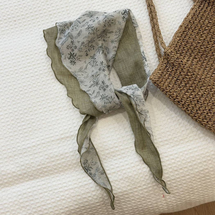 Boho Floral Triangle Bandana Scarf