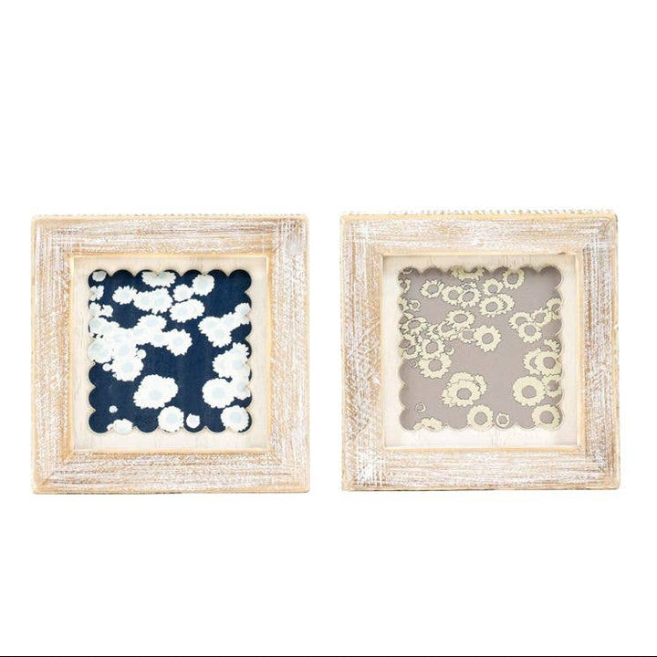 Two Sided Scallop Daisies 2 Wall Art