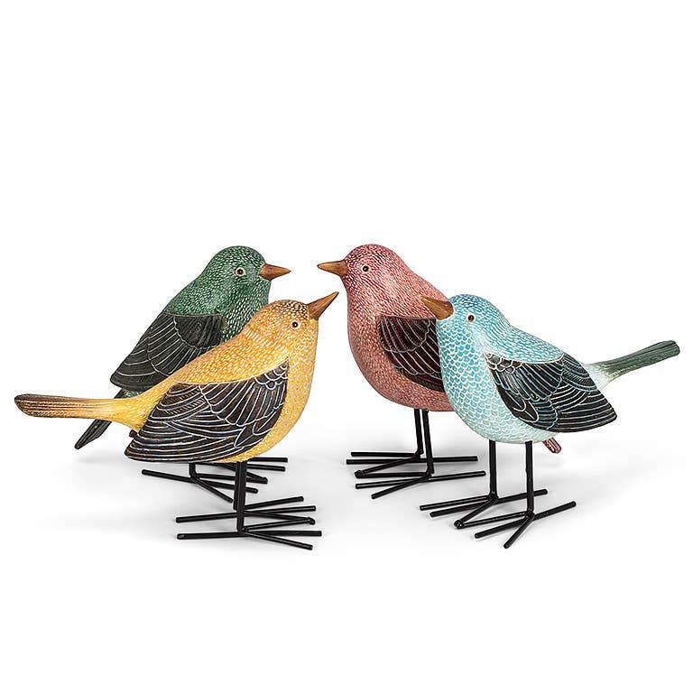 Colorful Folk Birds