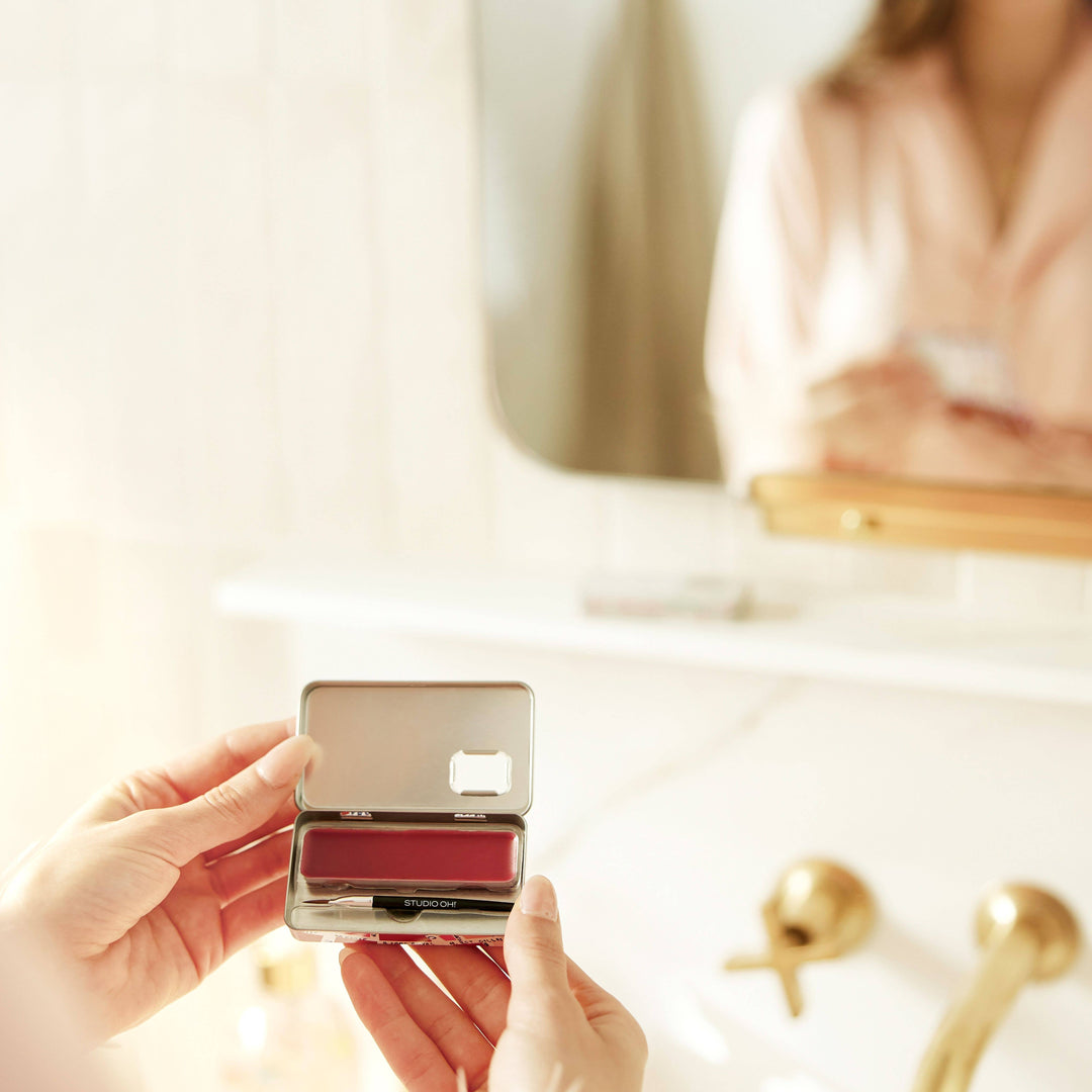 Wild Realm Tinted Lip Balm & Brush Set in Sheer Mauve