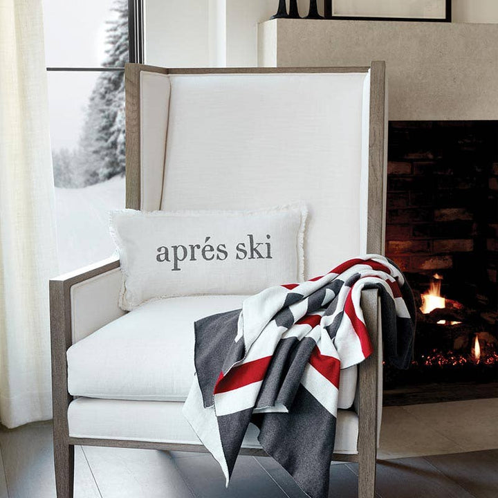 Gone Skiing/Apres Ski Lumbar Pillow