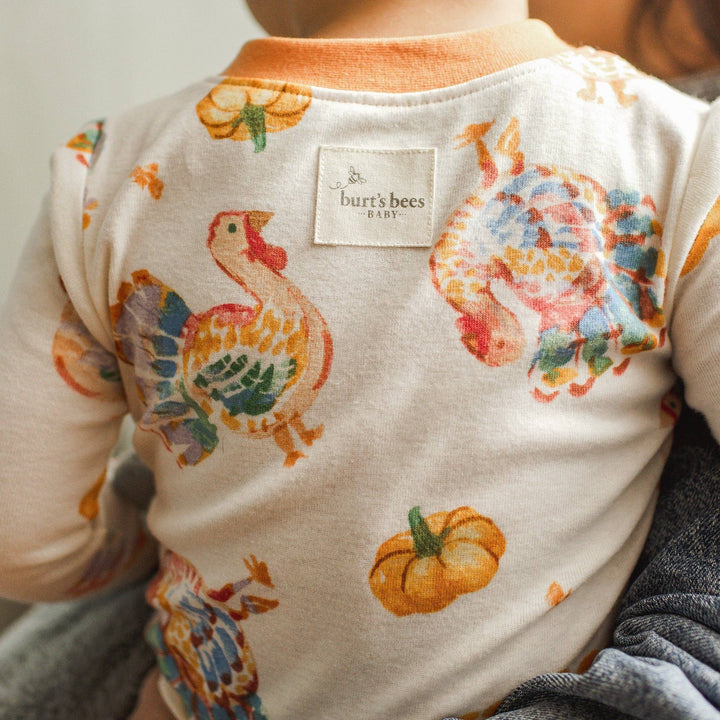 Turkey Day Organic Cotton Footed Sleeper