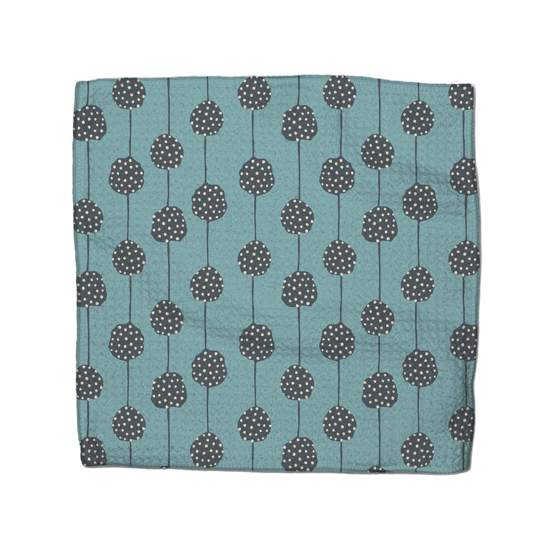 Polka Dot Blooms Dishcloth Set by Geometry