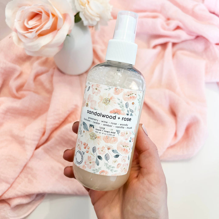 Sandalwood + Rose Room and Linen Mist