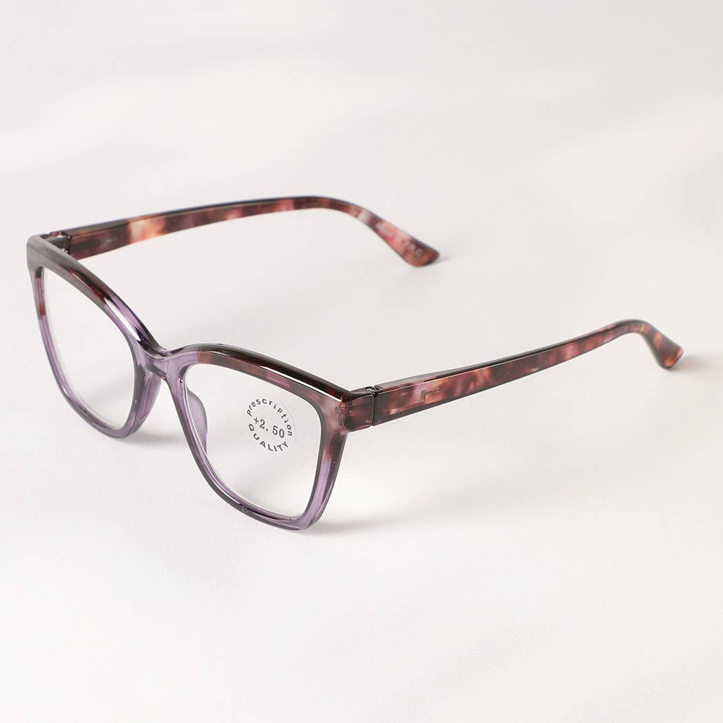 Colorful Leopard Cat Eye Reading Glasses