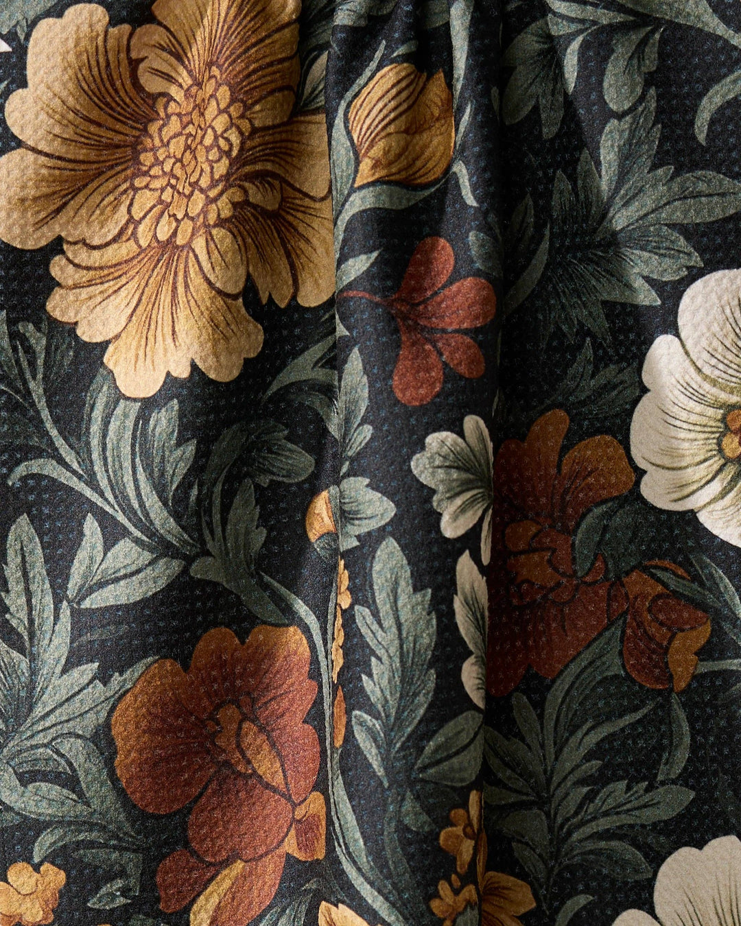 Classic Floral Tea Towel by Geometry