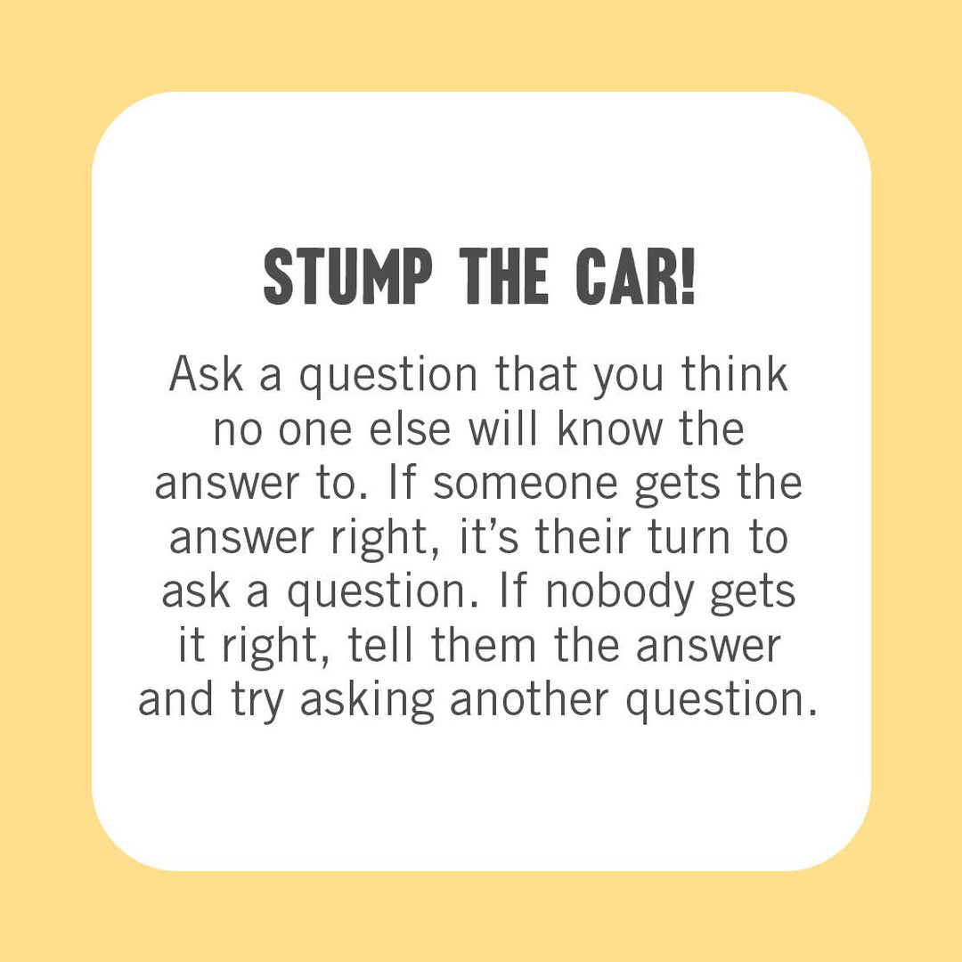On-the-Go Amusements: 50 Cool Things to Do in the Car