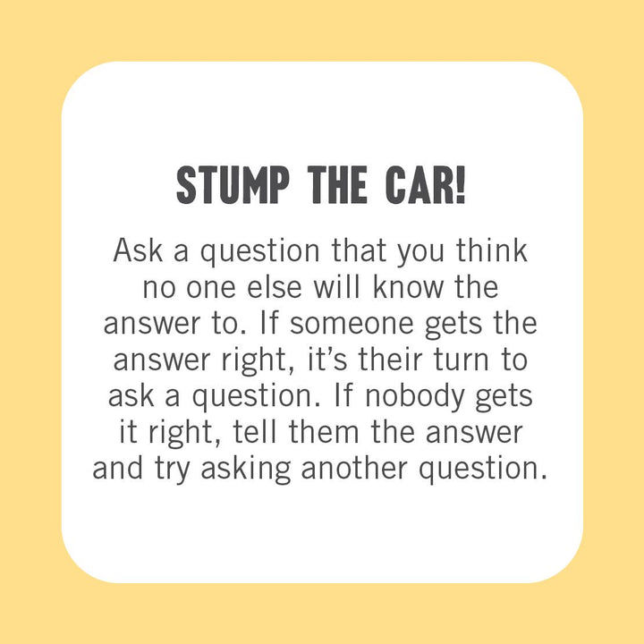 On-the-Go Amusements: 50 Cool Things to Do in the Car