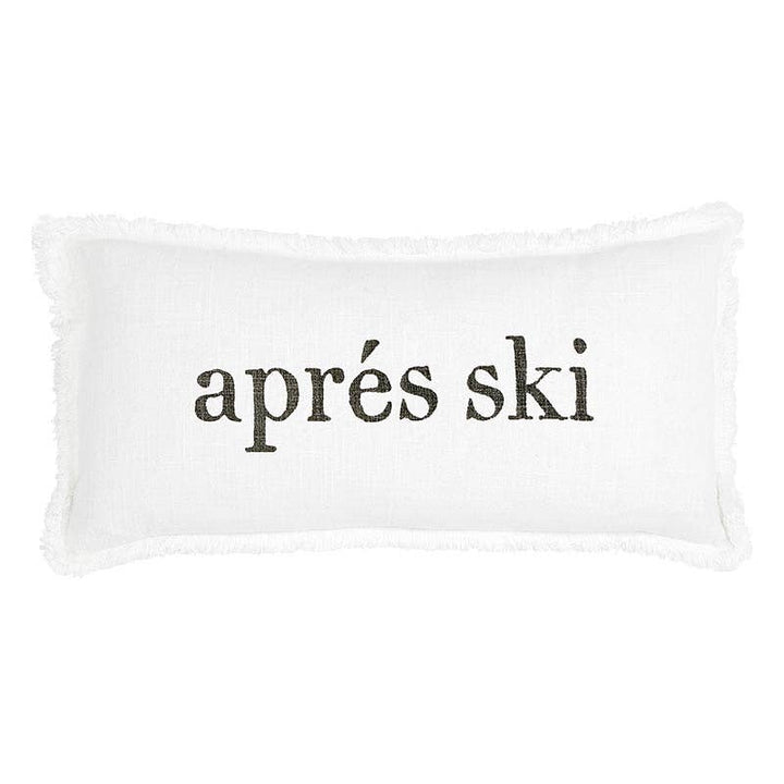 Gone Skiing/Apres Ski Lumbar Pillow