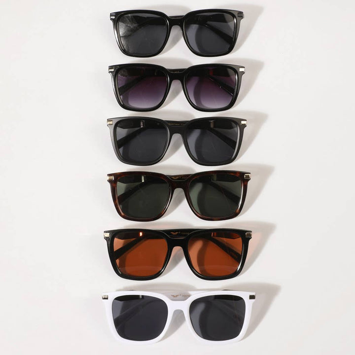 Metal Deco Frame Fashion Sunglasses