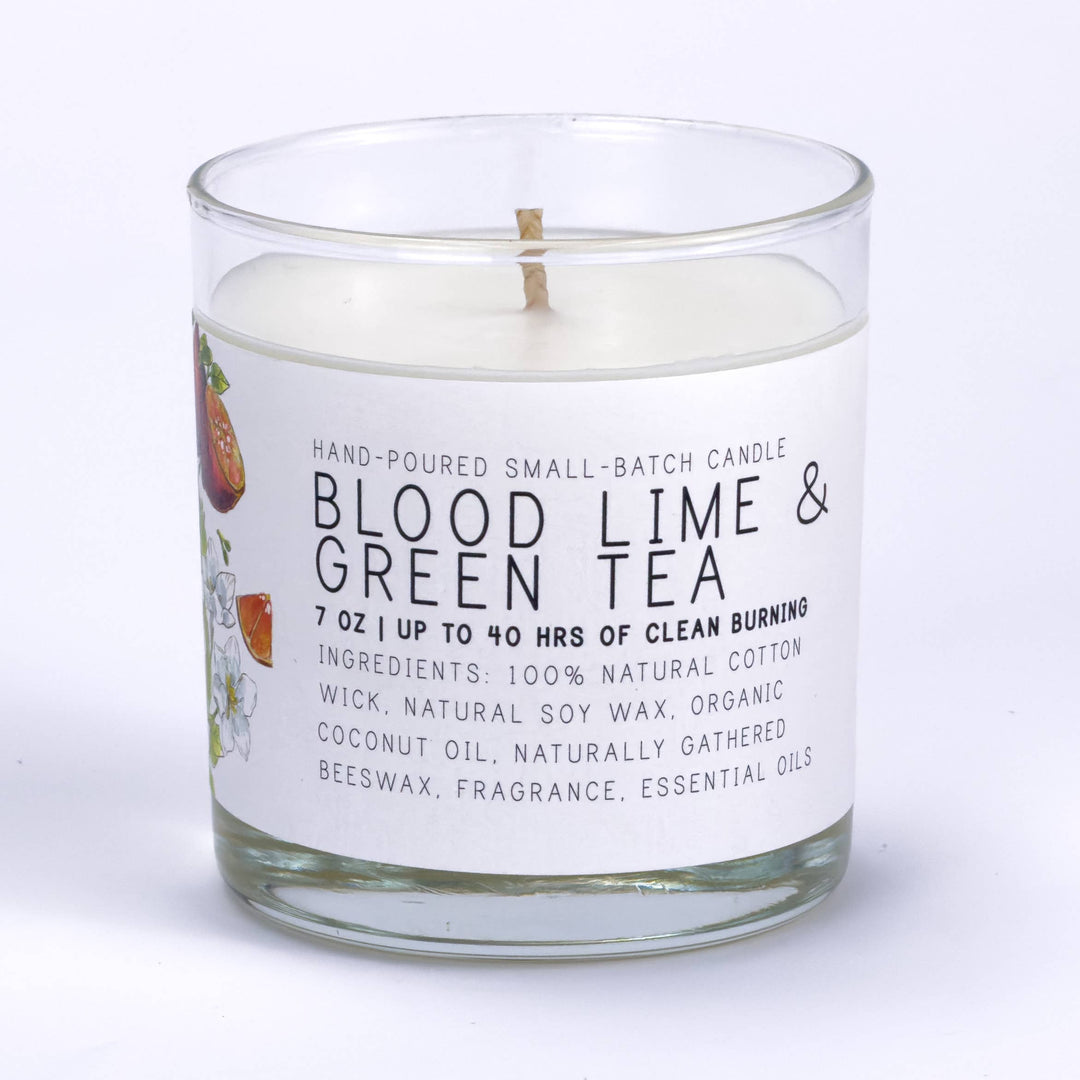Blood Lime & Green Tea Candle by Just Bee