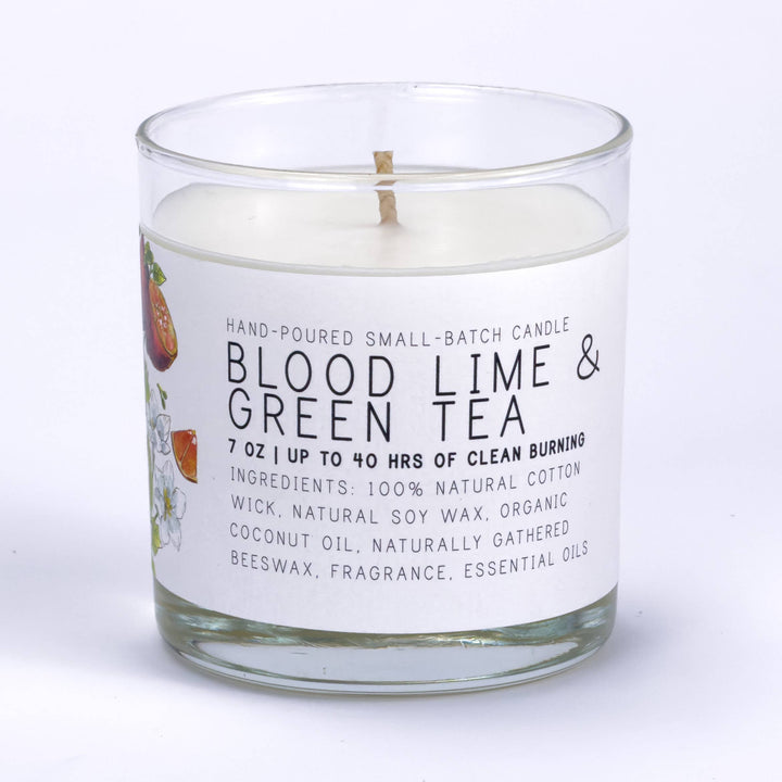 Blood Lime & Green Tea Candle by Just Bee