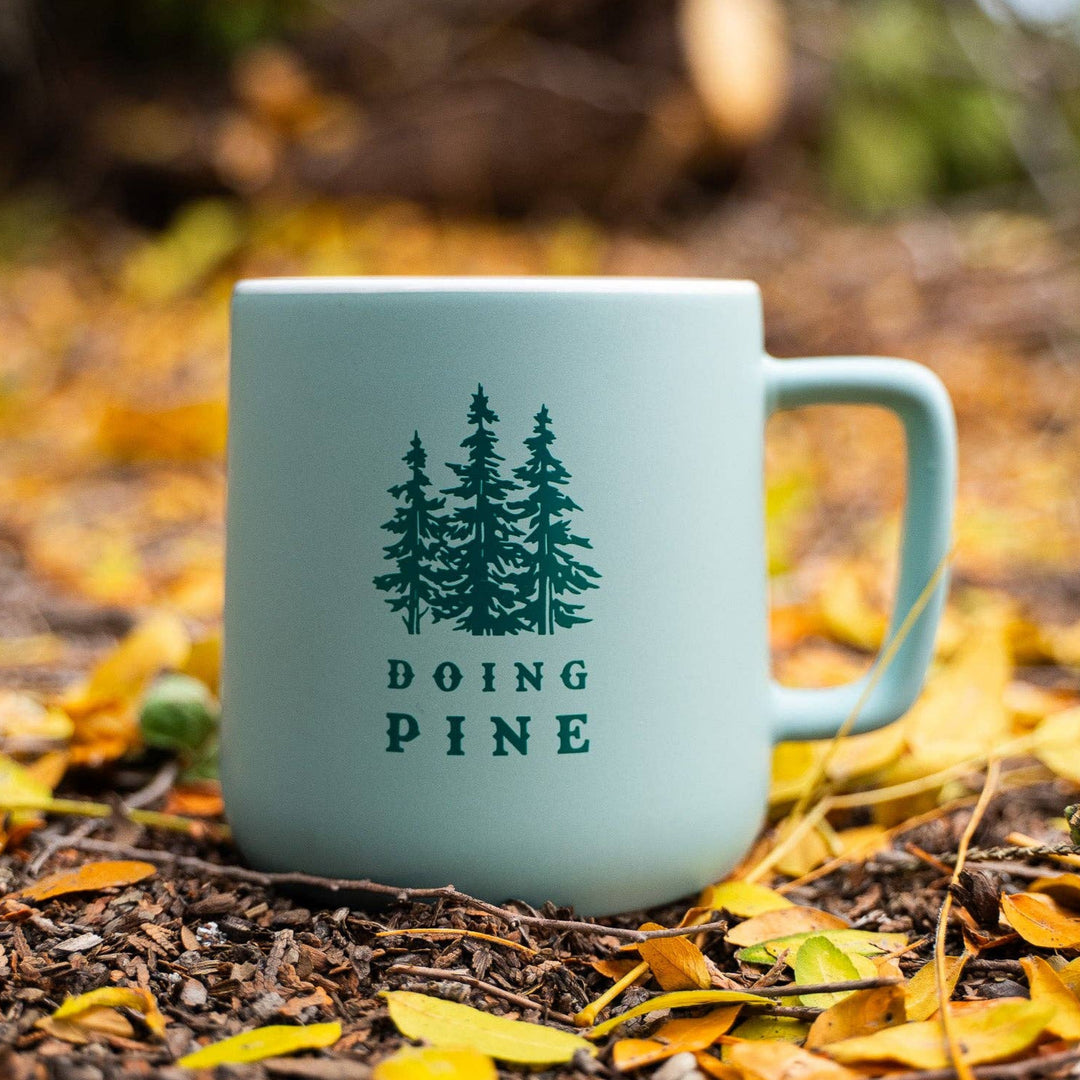 Doing Pine Ceramic Mug