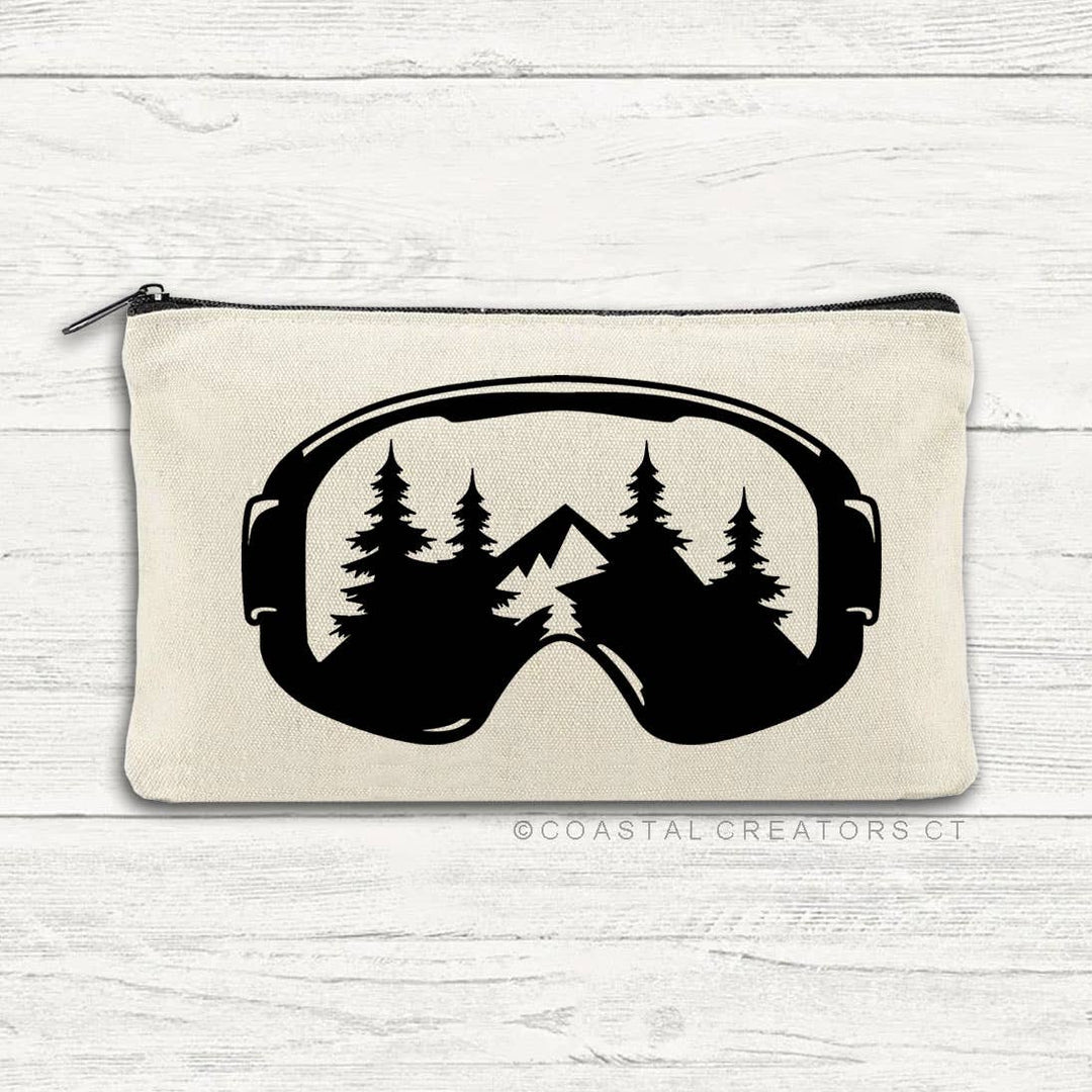 Ski Goggles Mask Multi-Use Canvas Zipper Bag
