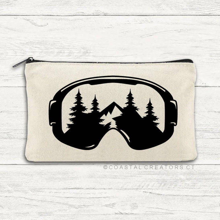 Ski Goggles Mask Multi-Use Canvas Zipper Bag