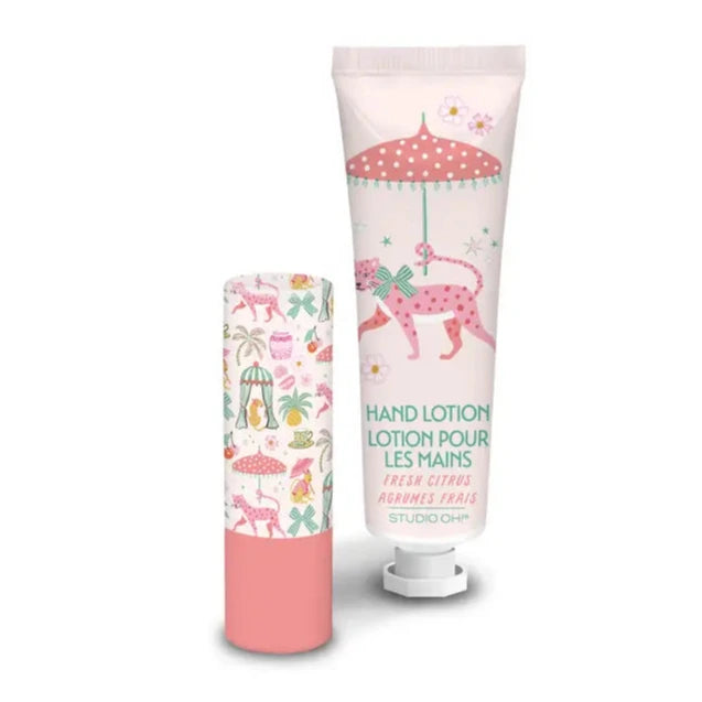 Leopard on Parade Lip Balm & Hand Lotion Set