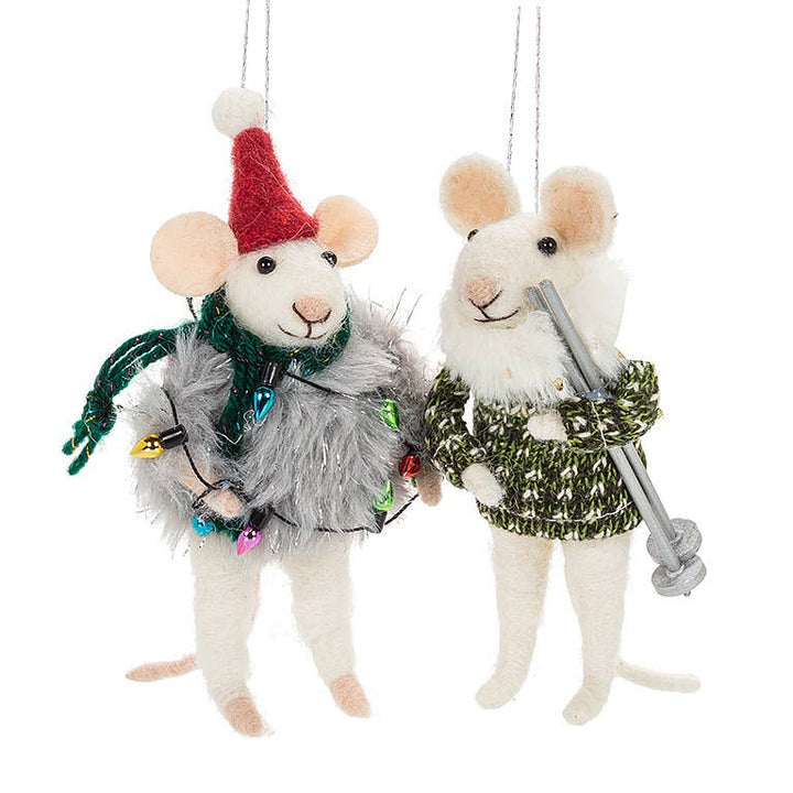 Winter Mouse Ornament