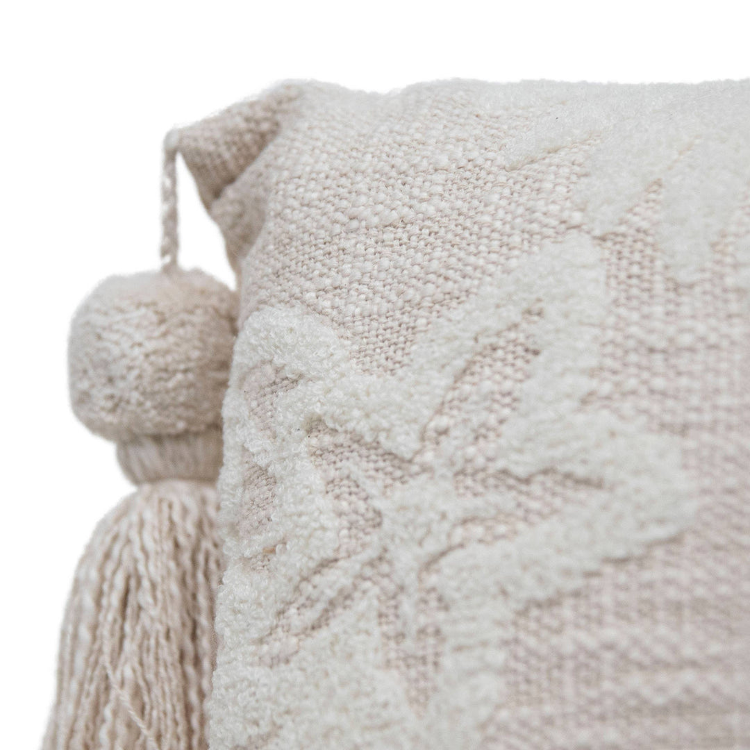 Hand Woven Floral Bird Pillow